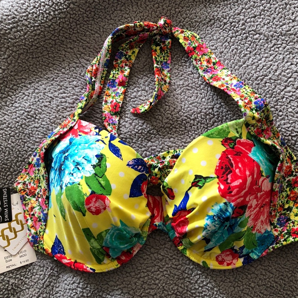Pin up Push up bikini top